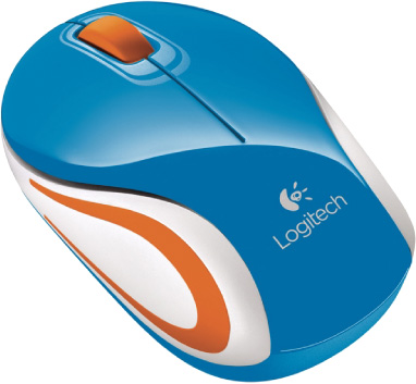 Мышь беспроводная Logitech Wireless Mouse M187 Blue USB (910-002733)