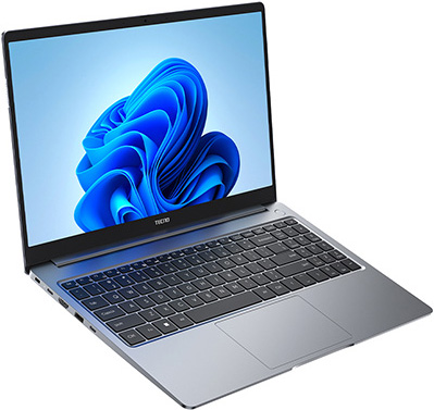 Ноутбук Tecno Megabook T1 15.6" FHD IPS R7-5800U/16/512 SSD/WF/BT/Cam/DOS серый