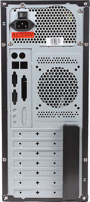 Корпус 3Cott 3C-ATX111G "Viking" для игрового компьютера, ATX, блок питания 500 Вт, выходы USB 2.0x2, аудиовых