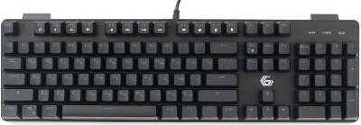 Клавиатура механ Gembird KB-G530L, USB, чёрн, Outemu Blue, 104 кл., Rainbow, 9 реж., 1,5м