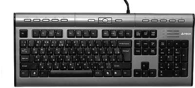 Клавиатура USB A4Tech KLS-7MUU Black/Grey