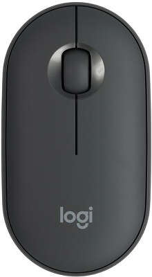 Мышь беспроводная Logitech Pebble Wireless Mouse M350 GRAPHITE 2.4GHZ/BT (910-005576)