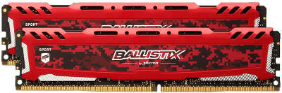 Набор памяти DDR4 DIMM 2*8192Mb DDR2400 Crucial BLS2C8G4D240FSE