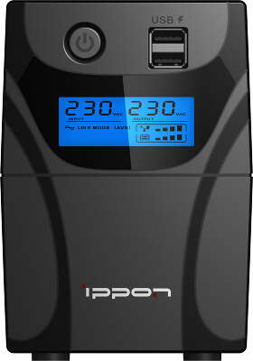 ИБП Ippon Back Power Pro II 500 300Вт 500ВА черный
