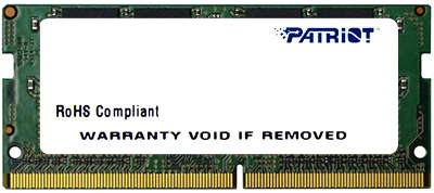 Модуль памяти SO-DIMM DDR4 8192Mb DDR2400 Patriot [PSD48G240081S]