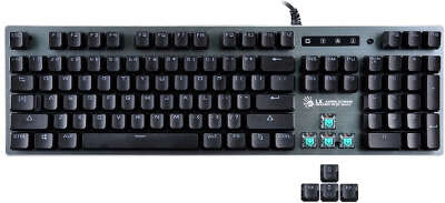 Клавиатура A4Tech Bloody B765 механическая серый USB for gamer LED