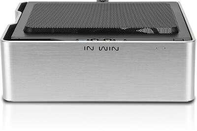 Корпус In-Win BQS696BS Chopin, черный/серый, mini-ITX, 150W (6138681)