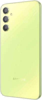 Смартфон Samsung SM-A346 Galaxy A34 5G 6/128Гб Dual Sim LTE, лайм (SM-A346ELGACAU)