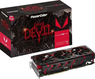 Видеокарта PowerColor AMD Radeon RX Vega 56 Red Devil 8Gb HBM2 PCI-E 2HDMI, 2DP
