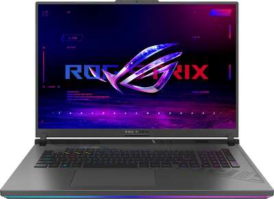 Ноутбук ASUS ROG Strix G18 G814JV-N6055 18" WQXGA IPS i7-13650HX/32/1Tb SSD/RTX 4060 8G/Без OC серый