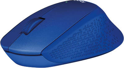 Мышь беспроводная Logitech Wireless Mouse M330 SILENT PLUS - BLUE USB (910-004910)