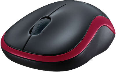 Мышь беспроводная Logitech Wireless Mouse M185 Red USB (910-002633)