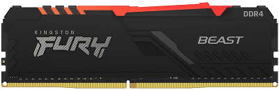 Набор памяти DDR4 DIMM 2x16Gb DDR2666 Kingston FURY Beast RGB (KF426C16BB1AK2/32)