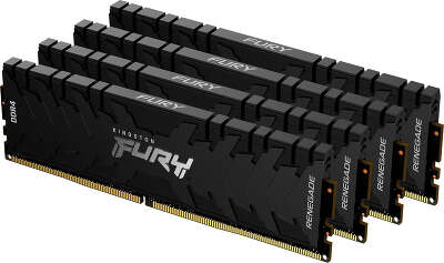 Набор памяти DDR4 DIMM 4x16Gb DDR2666 Kingston FURY Renegade (KF426C13RB1K4/64)