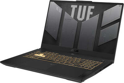 Ноутбук ASUS TUF Gaming F17 FX707ZU4-HX058 17.3" FHD IPS i7 12700H 3.5 ГГц/16/512 SSD/RTX 4050 6G/Dos