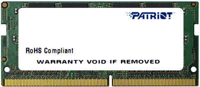 Модуль памяти DDR4 SODIMM 16384Mb DDR2666 Patriot Memory Signature Line (PSD416G266681S)
