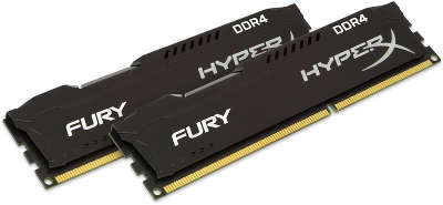 Набор памяти DDR4 DIMM 2*4096Mb DDR2400 Kingston HyperX FURY Black [HX424C15FBK2/8]