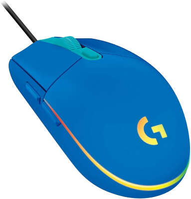 Мышь Logitech G G102 LIGHTSYNC Gaming Blue Retail (910-005810)