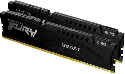 Набор памяти DDR5 DIMM 2*16384Gb DDR6000 Kingston FURY Beast Black (KF560C40BBK2-32)