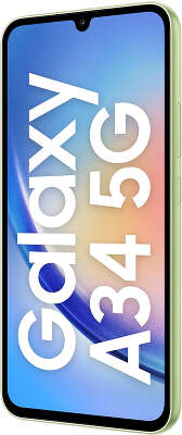 Смартфон Samsung SM-A346 Galaxy A34 5G 6/128Гб Dual Sim LTE, лайм (SM-A346ELGACAU)