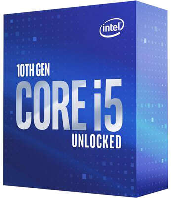 Процессор Intel Core i5-10600K Comet Lake-S (4.1GHz) LGA1200 BOX без кулера