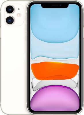 Смартфон Apple iPhone 11 [MHDC3RU/A] 64 GB White