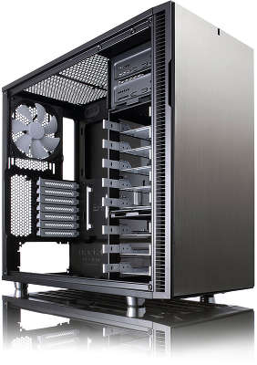 Корпус Fractal Design Define R5 Titanium черный/серебристый w/o PSU ATX 9x120mm 9x140mm 2xUSB2.0 2xUSB3.0
